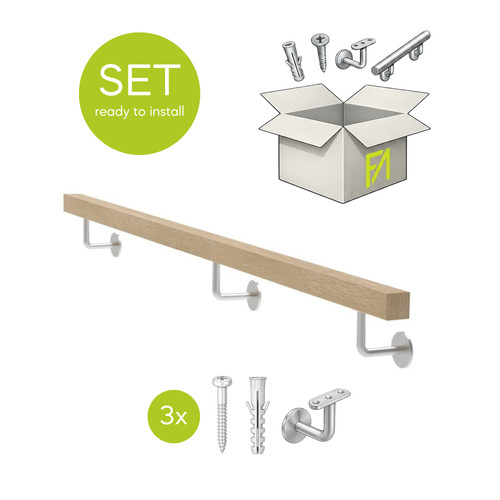 Handlauf set eiche - handlauf,