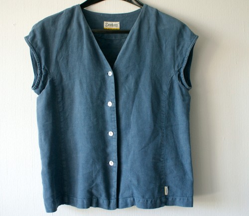 Deerberg bluse leinen knöpfe - deerberg,