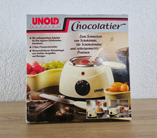 UNOLD Chocolatier Schokoladenfondue Pralinen neuwertig
