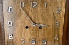 Alte Uhr Buffetuhr Tischuhr Holzgehäuse ca 1920