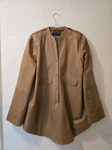 Echtleder tunika jacke - echtleder, cosh