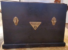 Antik Wohlmuth  Original Holzkiste Von Reizstromgerät Bj.1948/50. 37x27x25cm