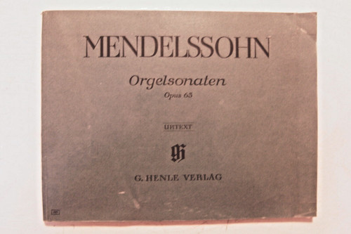 Alte notenhefte mendelssohn - alte,