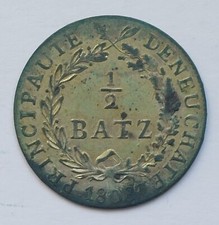 Schweiz-Neuenburg, 1/2 Batzen