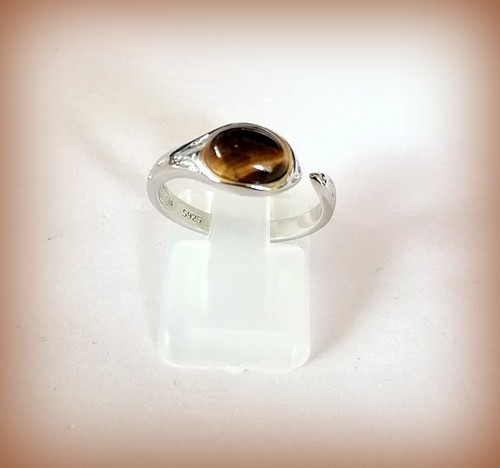 S925 silber ring mit tigerauge - s925,