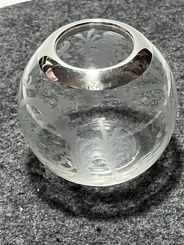 Vintage glasvase hermann bauer - glasvase,