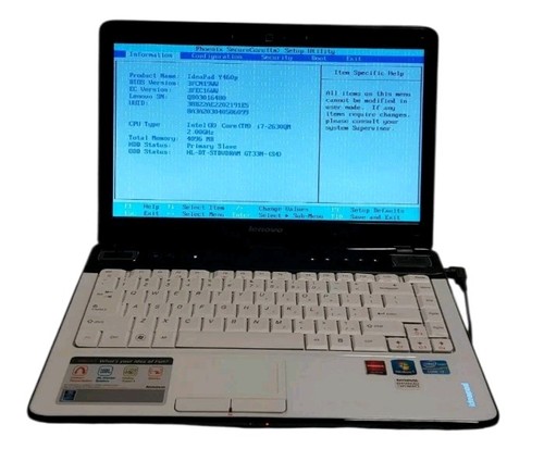 Lenovo ideapad y460p 2630qm - lenovo, i7-2630qm