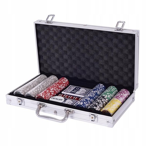 Poker koffer set 300 chips - poker,