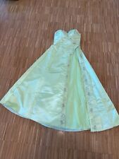 Ballkleid Gr. 34 gelb - grün Abendleid Kleid taylormade maßgefertigt