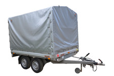 PKW Anhänger Böckmann Hochlader 2,000 kg mit Plane und Spriegel