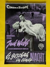 Es geschah in einer Nacht / EA-Werberatschlag 1955 / Jack Webb, Janet Leigh