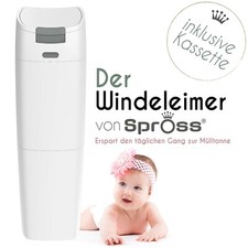 Spross Windeleimer - geruchsdichtes System mit Einhandbedienung