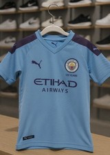 Manchester City Heimtrikot – 125 Years – Kindergröße L (ca. 152 cm)