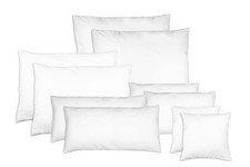2er Set Kopfkissen Dekokissen Sofakissen Schlafkissen weiß