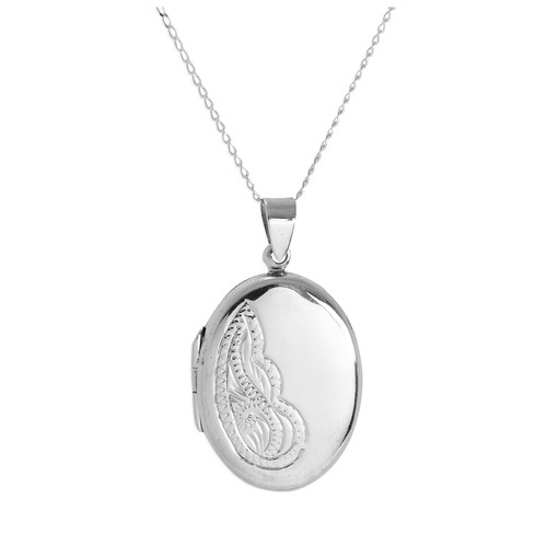 Sterlingsilber groß oval - groß,