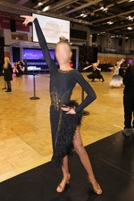 Kleid - Gr. XS - wie neu - Latein Tanz - Turnierkleid