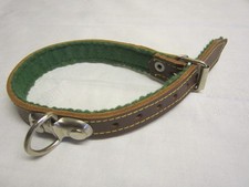 Hundehalsband-Rindleder-braun-