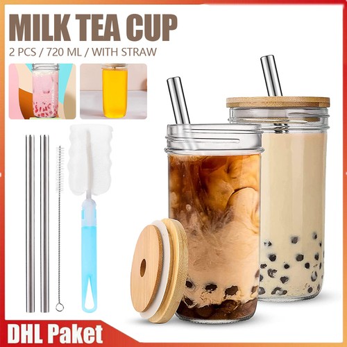 Bubble tea becher glas mit - becher,