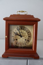 Tischuhr mechanisch kirsch holz mit Aufziehschlüssel