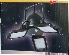 LED Solar Dreikopf-Leuchte Solarleuchte mit Fernbedienung und einstellbar