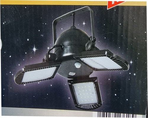 Led solar dreikopf leuchte - led,