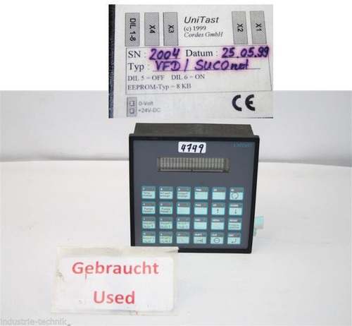 Unitast vfd suconet - vfd, tast