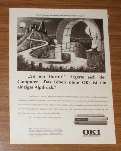Seltene werbung oki 390 ml - seltene,