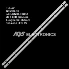 KIT 2 BARRES LED-TV-BARRES TCL