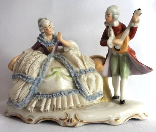 Porzellan figur pärchen - porzellan, paar