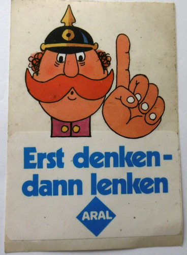 Werbe aufkleber aral - werbe-aufkleber,