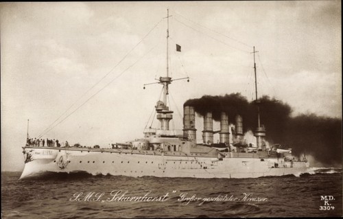 Deutsches kriegsschiff sms - ak,