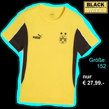 NEUES Original Puma BVB TShirt im Trikot-Design Größe 152  Borussia Dortmund NEU