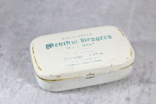 Alte blechdose menthol - menthol, dragees