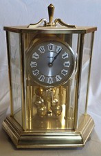 KUNDO Drehpendeluhr Uhr Tischuhr Kaminuhr Quarz Glas