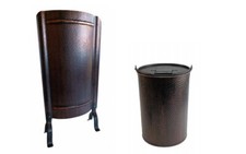 Ofenschirm + Ascheeimer 25l