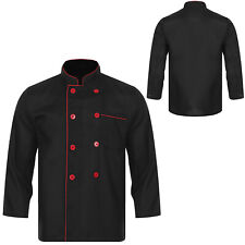 Kochjacke Herren Damen Kochhemd Restaurant Küchenchef Uniform Hemd Bäckerjacke