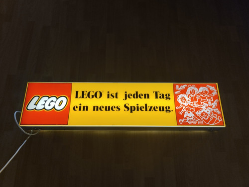 Lego display sign large - sign, 125cm