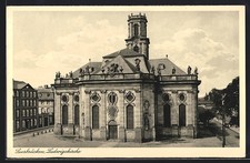 Ansichtskarte Saarbrücken, Ludwigskirche im Sonnenschein 