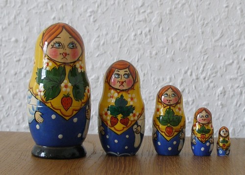Russische matrjoschka - russische,
