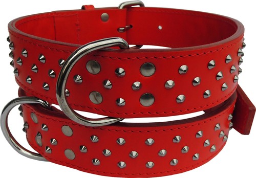 Leder halsband - leder,