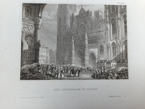 Stahlstich die cathedrale - die,