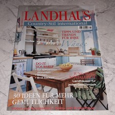 Landhaus Living 1/2010 Country-Stil Deko- & Freizeittipps DIY Sticken Brotbacken