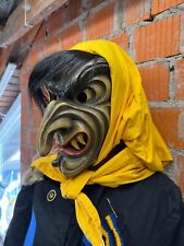Markwaldhexen Freiburg Hochdorf Holzmaske mit Häs komplett Hexe Hexenmaske Holz