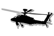 Autoaufkleber Hubschrauber
