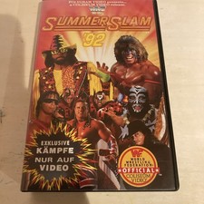 WWF/WWE Summer Slam 1992 Vintage  VHS Coliseum Video Deutsch 