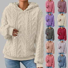 Damen Kapuzenpullover Winter