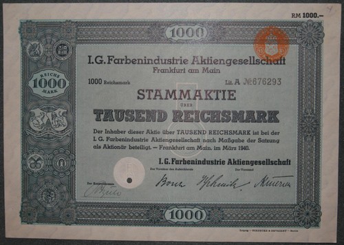 Farbenindustrie - i.,