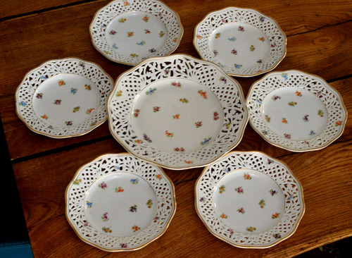 Siebenteiliges teller set - siebenteiliges,