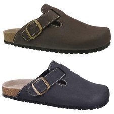 SUPERSOFT 176 002 Herren Clogs Pantolette Lederfussbett Kork Gr.41-47