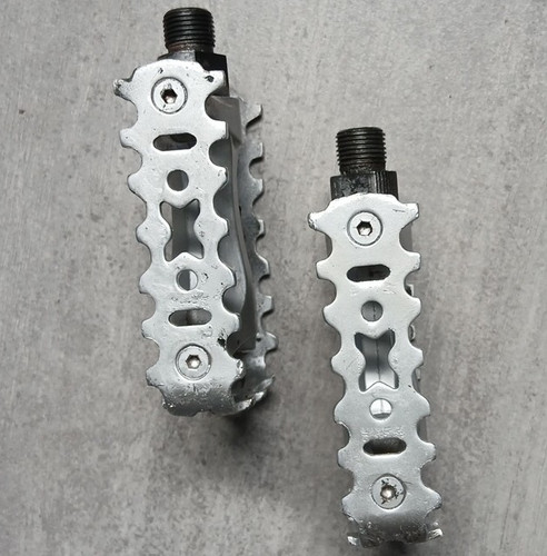 Pedalhaken silber metall - silber,